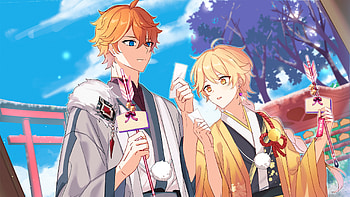 Aether Kimono Tartaglia Childe Genshin Impact HD wallpaper
