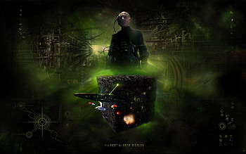 Star Trek Original Series Borg Cube. Star Trek computer HD wallpaper