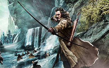 Bard the Bowman, Desolation of Smaug, Courageous defender, Thrilling adventure HD wallpaper