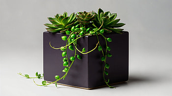 Succulent Cube — Planter, Potted Plant HD wallpaper