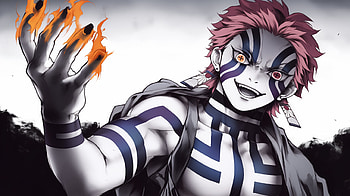 Akaza Demon Slayer, Anime, Demon Slayer: Kimetsu no Yaiba, Akaza (Demon Slayer: Kimetsu no Yaiba) HD wallpaper