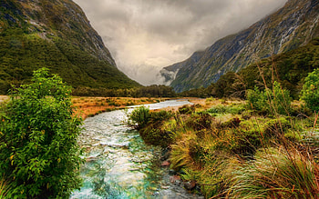 New Zealand12, river, New Zealand, fun, cool, nature, mountain HD wallpaper