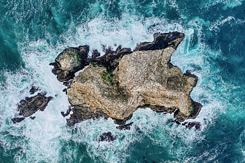 Aerial View, Nature, View, ocean, Aerial HD wallpaper