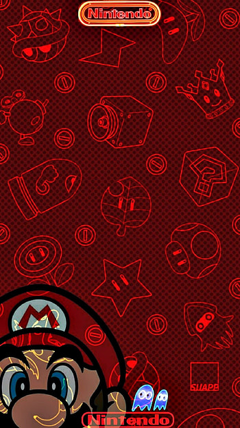 Nintendo camouflage , Apple logo design, Gaming aesthetics, Creative fusion HD phone wallpaper