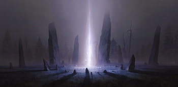 Stone Circle, fantasy, magic HD wallpaper