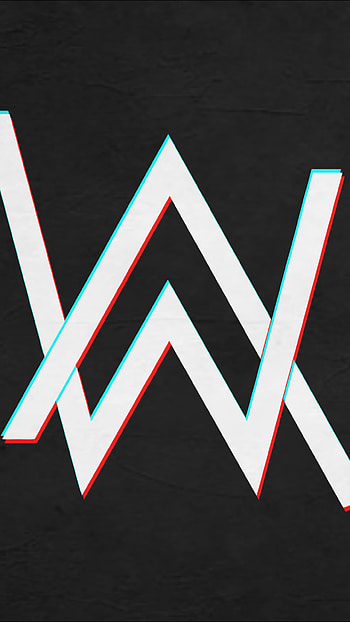 Alan Walker hallucinations, logo, black, music HD phone wallpaper