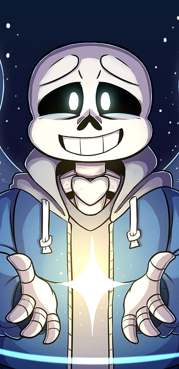 Sans Glow — Undertale Heart of Bones: Sans Art Starlit Sans — Mobile, Sans (Undertale), video game, Undertale HD phone wallpaper