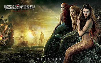 Pirates of the Caribbean: On Stranger Tides (2011), mermaid, on stranger tides, poster, disney, girl, actress, fantasy, movie, pirates of the caribbean, trio HD wallpaper