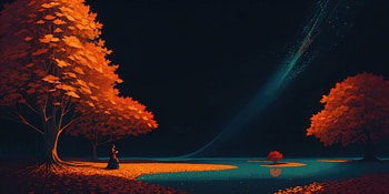 Fall Leaves, artist, artwork, digital-art, deviantart HD wallpaper