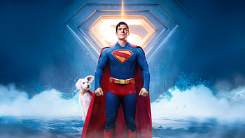 Superman And Krypto Heroic Partnership, superman, krypto, superman-legacy, superheroes, dc-comics, movies, david-corenswet, 2025-movies HD wallpaper