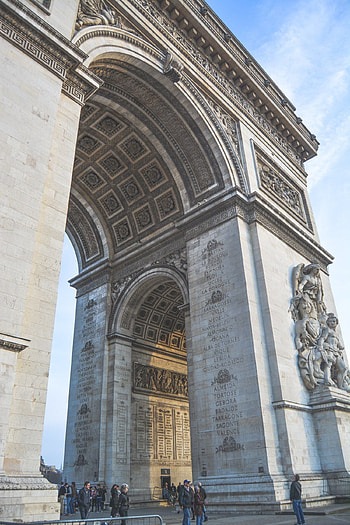 Arc de Triomphe, Paris visit, Travel aesthetics, Graceful architecture HD phone wallpaper
