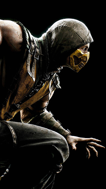 Scorpion, Mortal Kombat, Powerful warrior, Striking HD phone wallpaper