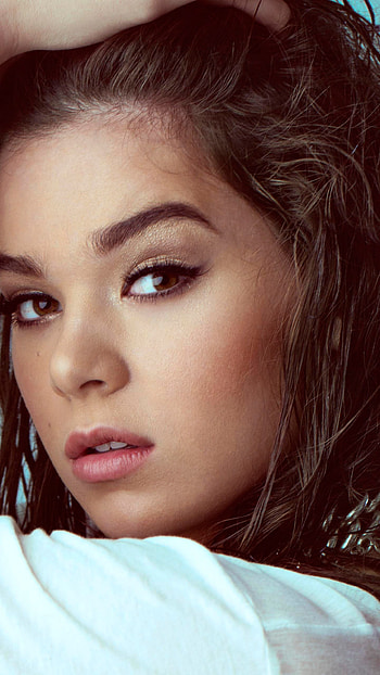 Hailee Steincute XD, close-up, face, brown eyes, brunette, singer, actress, Celebrity, Hailee Steinfeld HD phone wallpaper