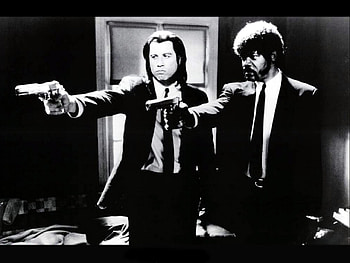 pulp fiction samuel l jackson john travolta Art HD wallpaper