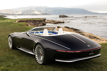 Vision Mercedes Maybach 6 Cabriolet 2017 Rear, mercedes-maybach, mercedes, concept-cars, cars, 2017-cars, electric-cars HD wallpaper