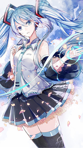 Hatsune Miku Vibrance: Anime Vocaloid Magic, Hatsune Miku, Anime, Vocaloid HD phone wallpaper