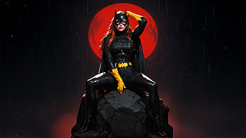 Batgirl Strikes, batgirl, superheroes, artwork, art, digital-art, ai, deviantart HD wallpaper