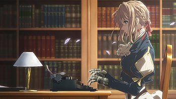 Violet Evergarden, Evergarden, Violet, girl, anime HD wallpaper