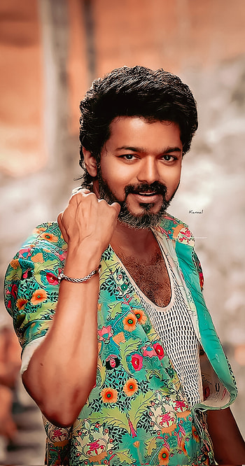 Thalapathy Vijay, beard, beast HD phone wallpaper