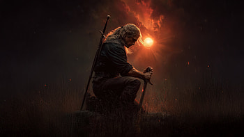 Geralt Of Rivia Monster Slayer, witcher, geralt-of-rivia, the-witcher, artwork, digital-art, ai, tv-shows HD wallpaper