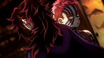 Akaza and Kokoushibo, Anime, Demon Slayer: Kimetsu no Yaiba HD wallpaper