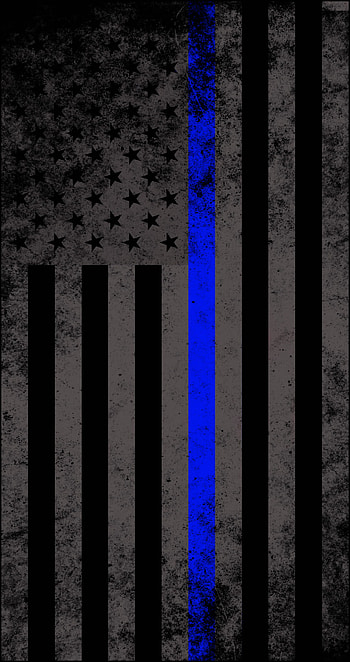Thin Blue Line HD phone wallpaper