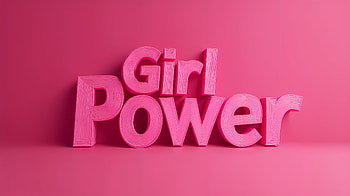 Vibrant Pink Girl Power - Ultra, pink, girl power, Feminism, empowerment HD wallpaper