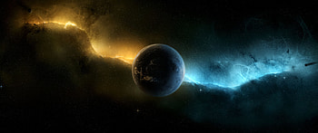 Ultrawide, Ultra Wide Space HD wallpaper
