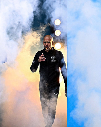 Pep Guardiola, atmosphere, cloud, england, city, Mancity, football, football HD phone wallpaper