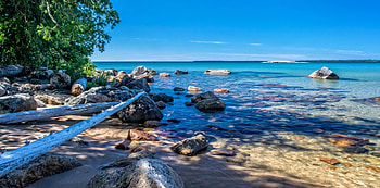 Lake Superior, Katherine cove, Circle tour HD wallpaper