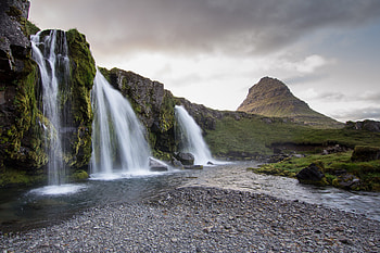 Landscape, Nature, Water, Rock, Waterfall, Iceland HD wallpaper