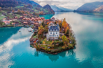 Lake Brienz - Swiss, Swiss, Lake, Brienz, village HD wallpaper
