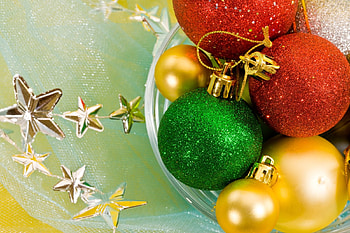 ORNAMENTS, STARS, BALLS, COLORS HD wallpaper