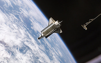 Landscape, Universe, Shuttle HD wallpaper
