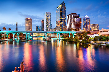 Tampa skyline, Job opportunities, Metro areas, New employment HD wallpaper