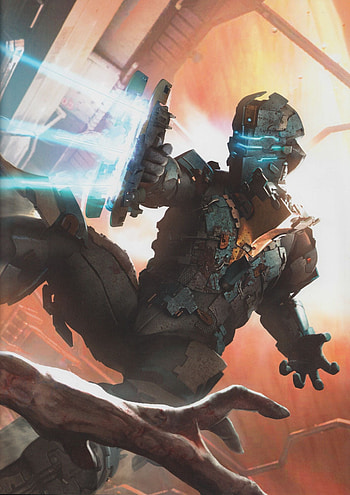 Isaac Clarke (Gaming), Dead Space Isaac Clarke, Space opera art, Survival horror game HD phone wallpaper
