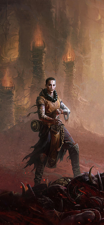 Diablo Immortal, Monk HD phone wallpaper