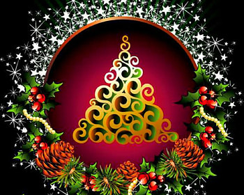 Christmas Art, vector, design, art, Christmas HD wallpaper