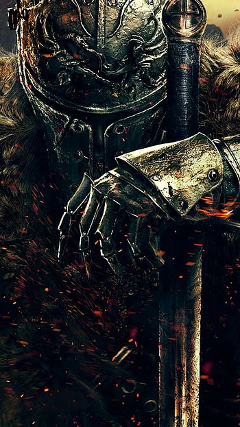 Dark Souls II — Ashen Knight, sword, armor, warrior, video game HD phone wallpaper