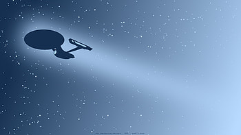 Star Trek, USS Enterprise (spaceship), Minimalism, Space, Artwork HD wallpaper