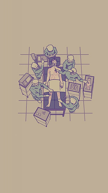 medical surgery fun art HD phone wallpaper