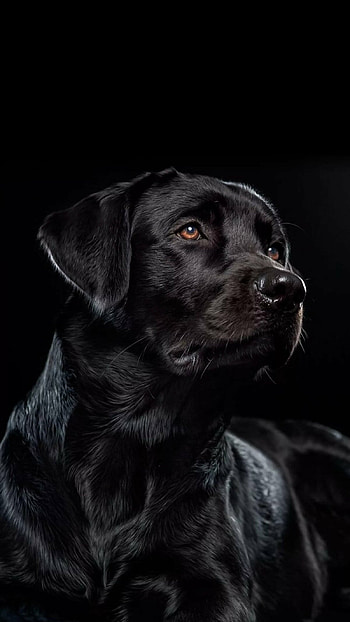 Black Dog, Labra Dog HD phone wallpaper