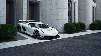 White Koenigsegg Jesko, Hypercars resolution, Wallpx masterpiece, Exquisite engineering HD wallpaper