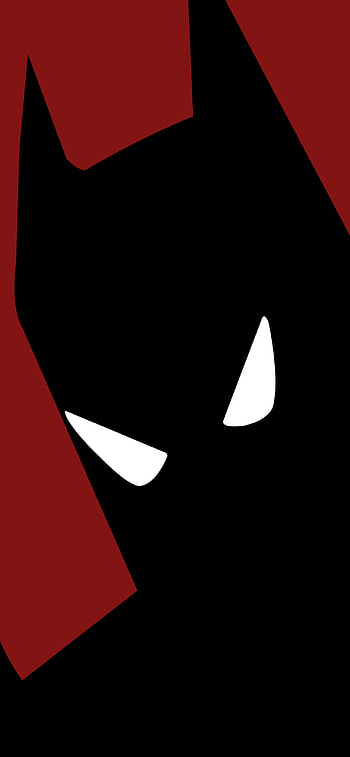 Crimson Bat Silhouette | Gotham Night | Minimal Dark Knight, Comic, Batman HD phone wallpaper