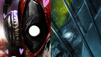 Deadpool X Wolverine, deadpool, wolverine, superheroes, artist, artwork, digital-art HD wallpaper
