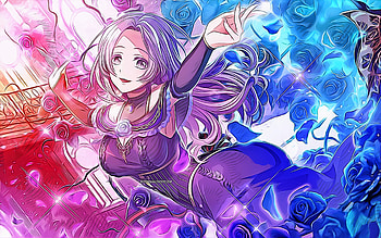 Purple Rose Dancer, , vetor art, Dig Delight Direct Drive DJ, artwork, creative HD wallpaper