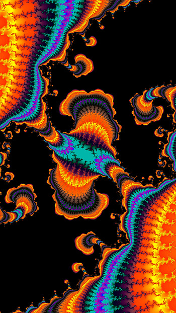 Fractal Art for your Smart or Tablet, colors, colorful, CGI, psychedelic, trippy, Abstract, fractal HD phone wallpaper