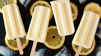 Ice Cream, Lemon, Cubes HD wallpaper