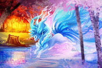 Video Game - PokÃ©mon Sun and Moon PokÃ©mon Alolan Nintetales Ninetales ( PokÃ©mon) HD wallpaper