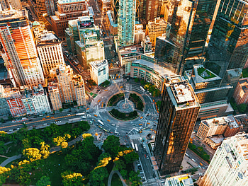 Columbus Circle, New York HD wallpaper